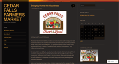 Desktop Screenshot of cedarfallsfarmersmarket.net