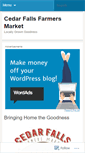 Mobile Screenshot of cedarfallsfarmersmarket.net